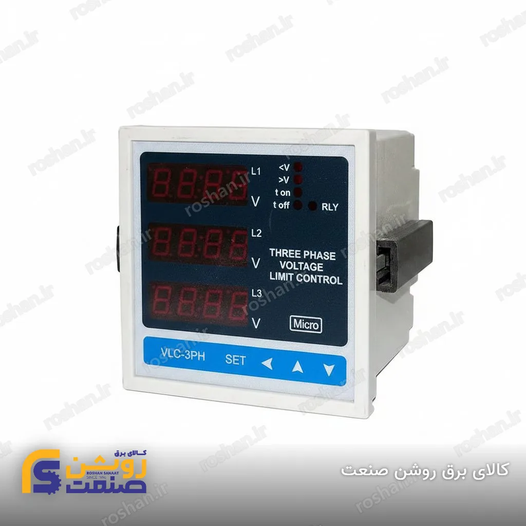 کنترل ولتاژ دیجیتال سهفاز تابلویی (96×96)
