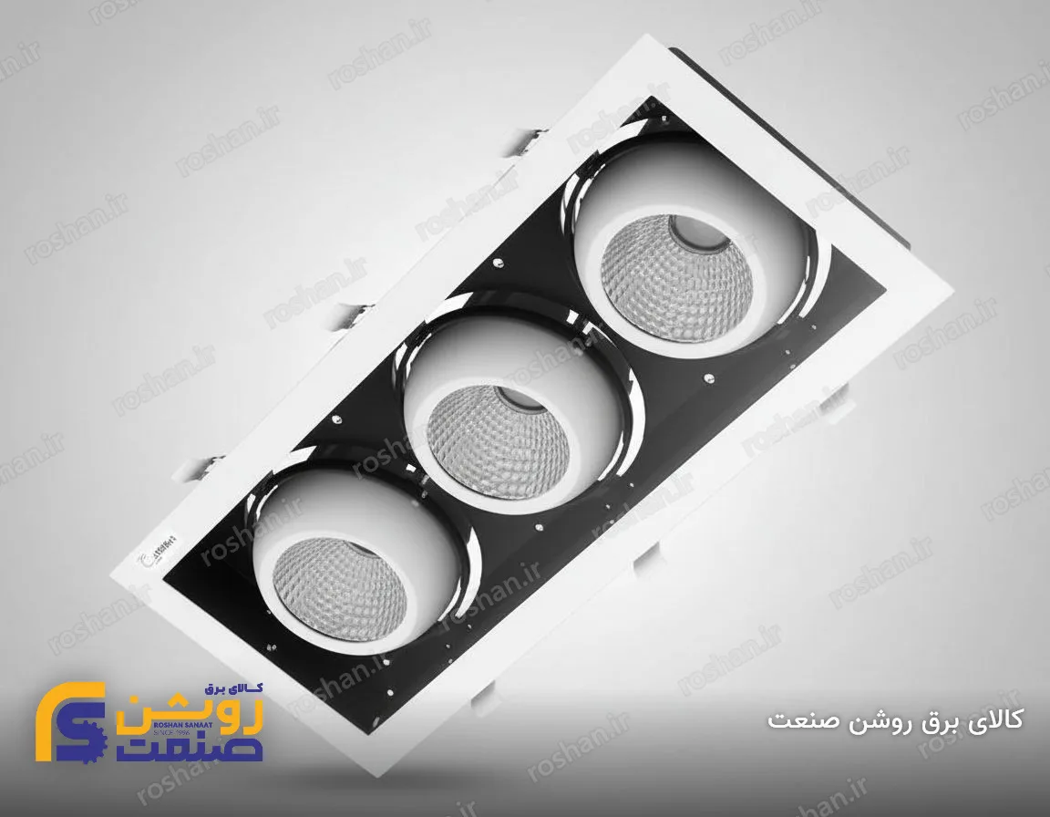 دانلایت دکوراتیو مدل پیکسل 3 - 90 وات - برش 486×170mm - 3000K/4000K/6500K