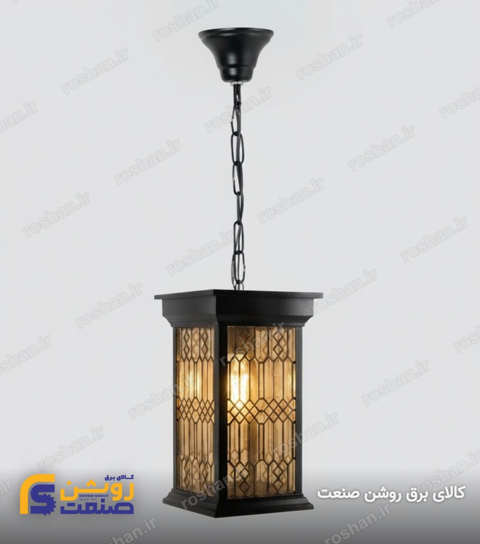 شفق آویز روشنا لتیس با لامپ