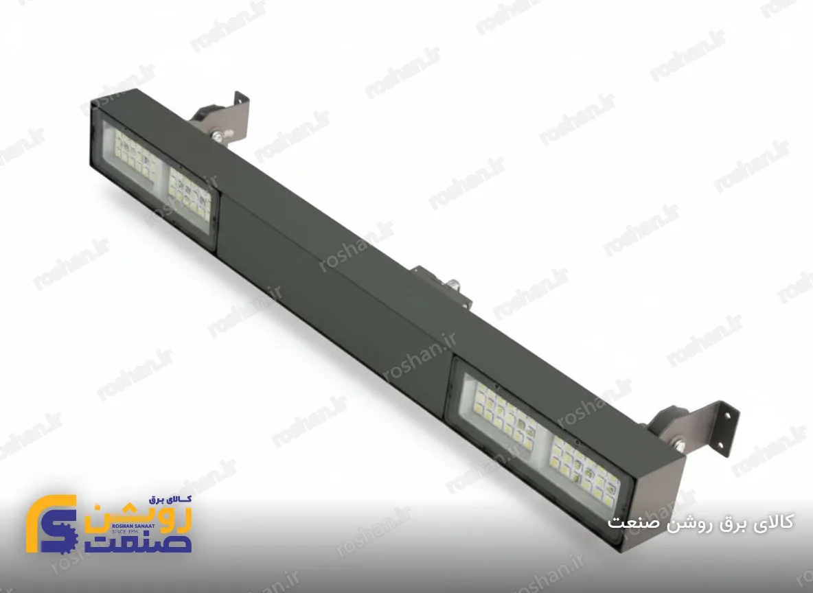 چراغ صنعتی ضد گرد و غبار مدل تنیس دیواری - 200 وات - 4000K