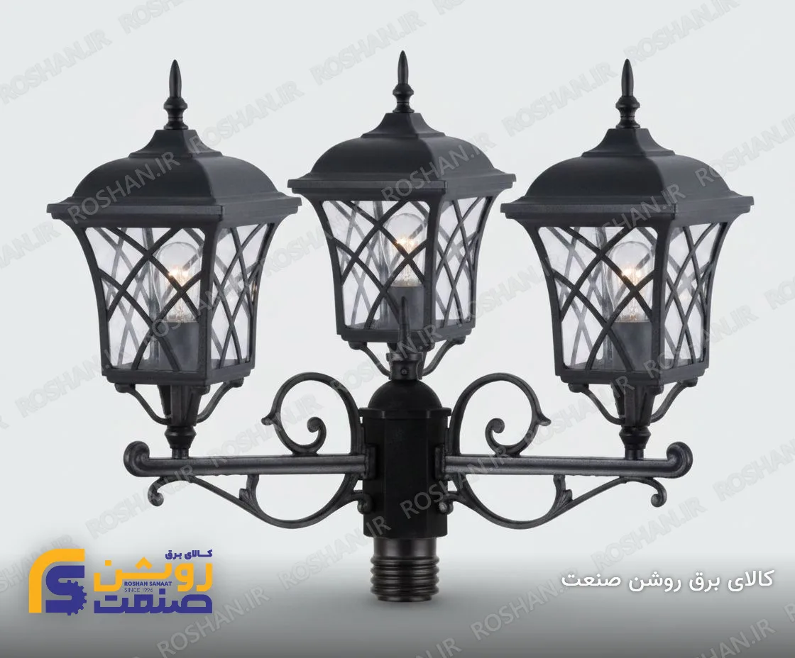 شفق تنه وسط سه شعله پاسارگاد با لامپ