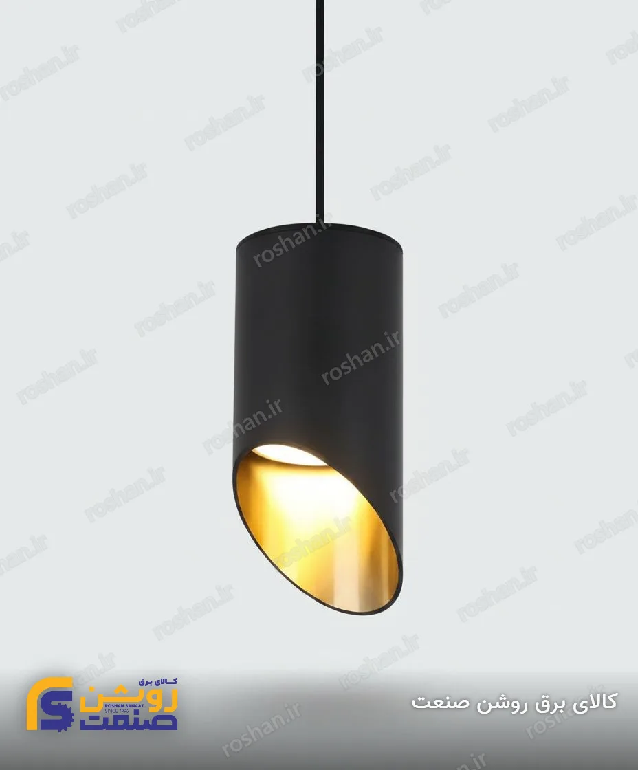 شفق آویز پنل استوانهای کروما قطر 6 سانتی متر ارتفاع 25 سانتی متر