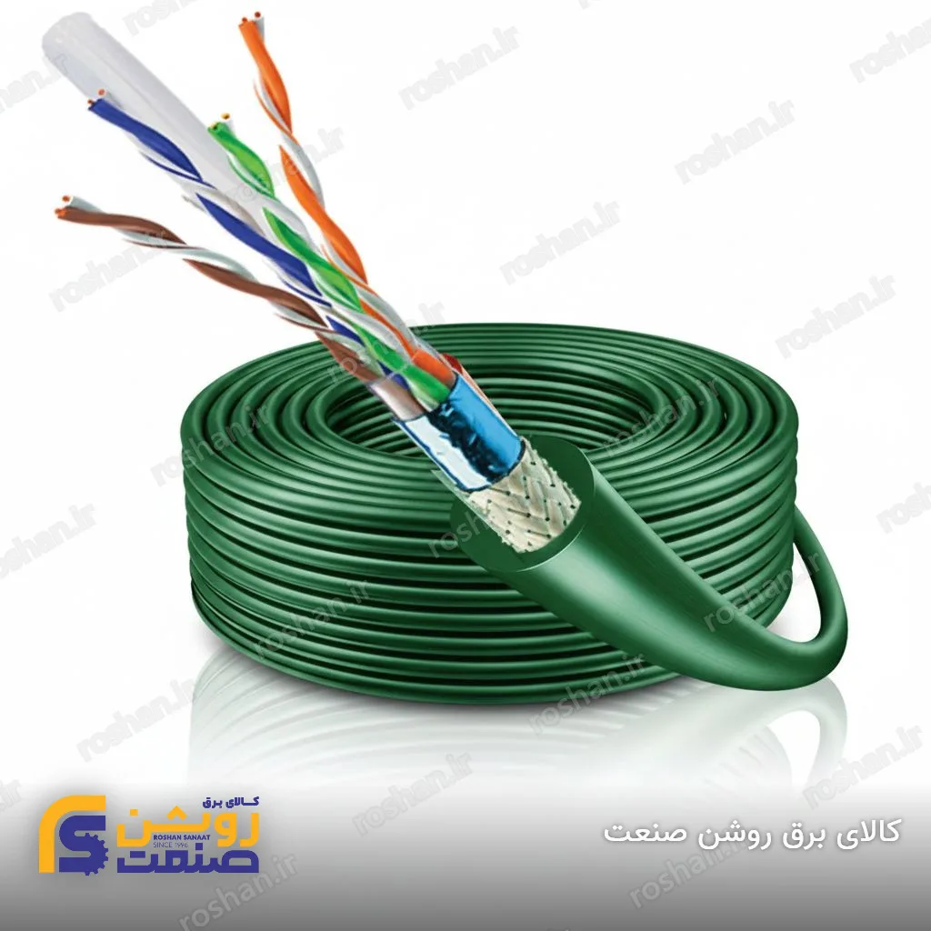 کابل شبکه Cat 6 SF/UTP - PVC رسانا کابل