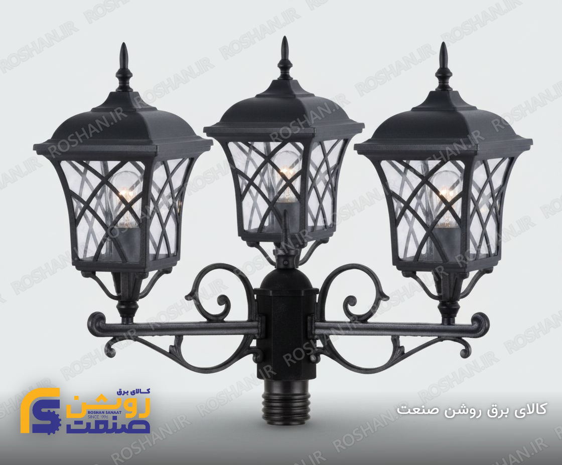 شفق تنه وسط سه شعله پاسارگاد با لامپ