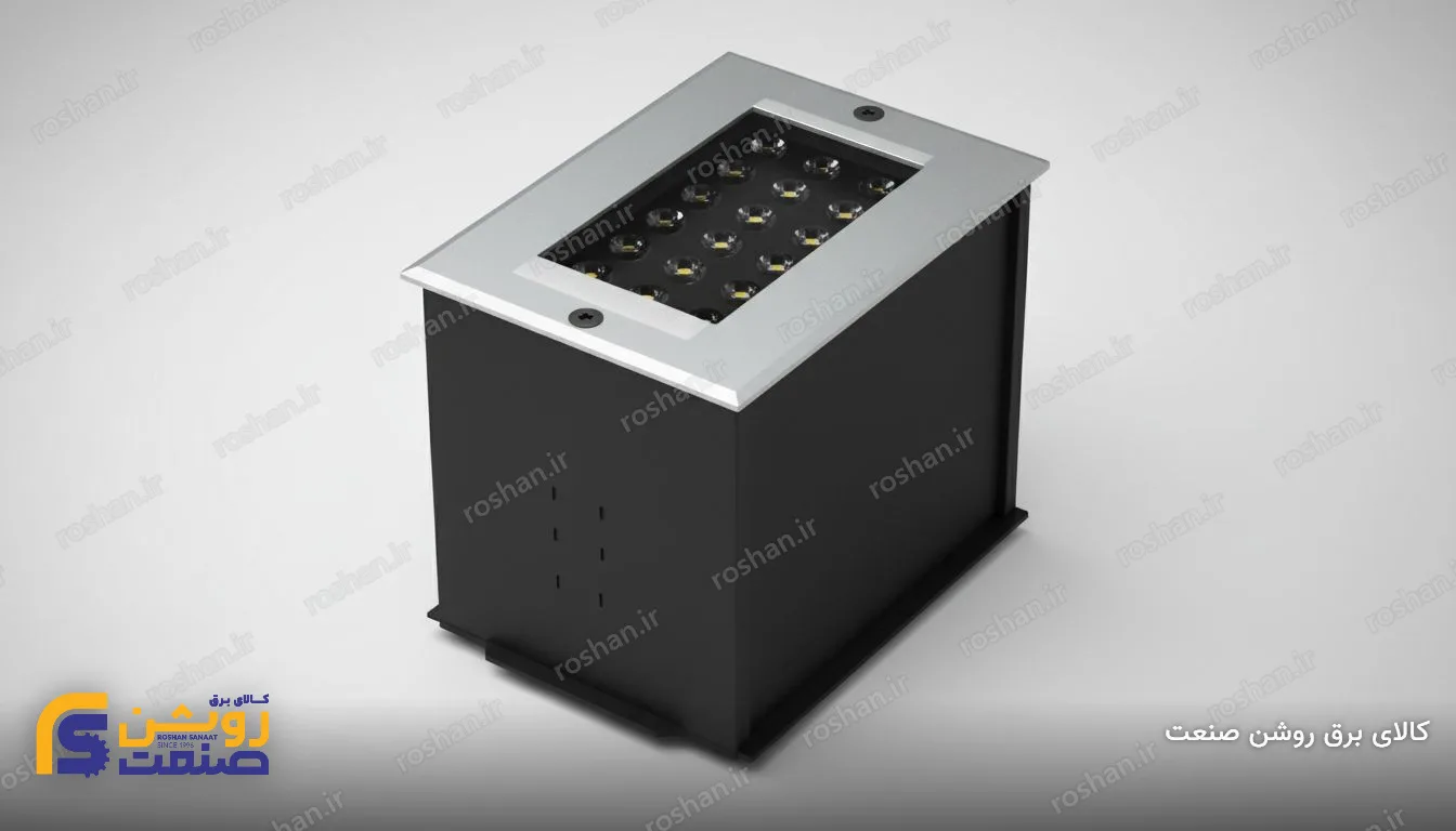 چراغ دفنی خطی مدل آذرین 2 - 22 وات - L2000mm - 4000K