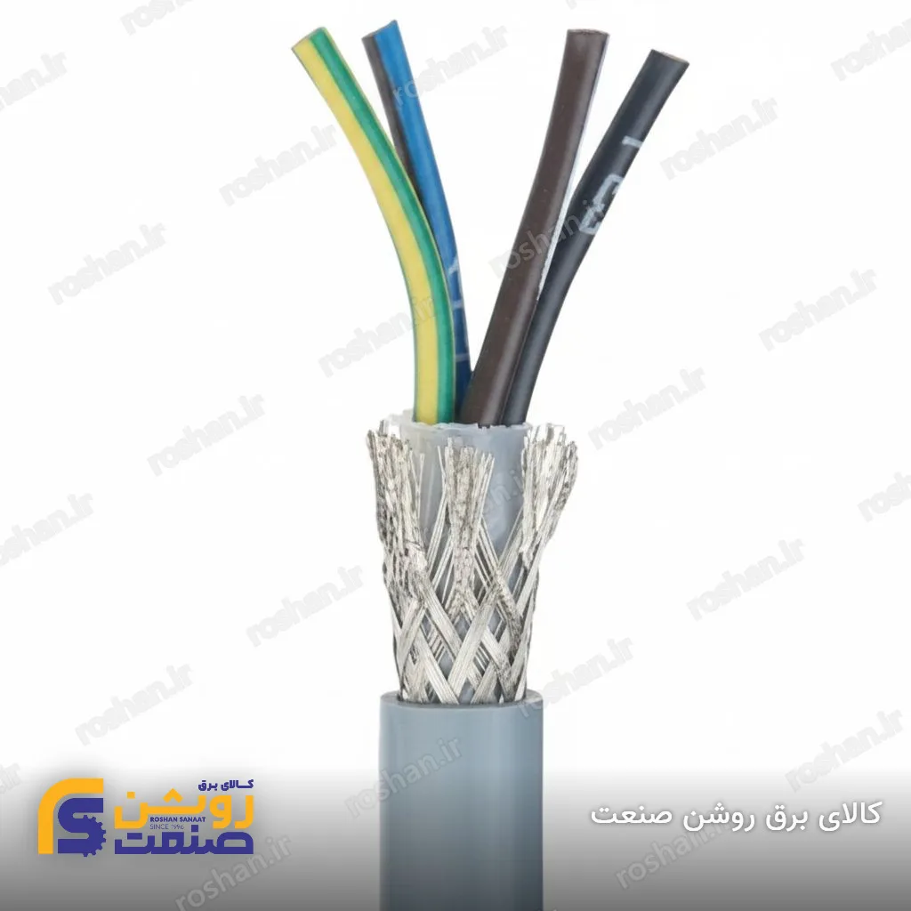 کابل شیلد فویلدار 4×1.5 رسانا کابل