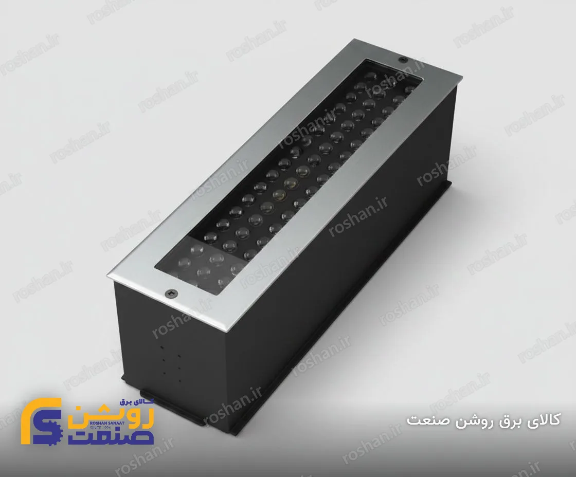 چراغ دفنی خطی RGB مدل آذرین 2 - 50 وات - L5000mm - 24V