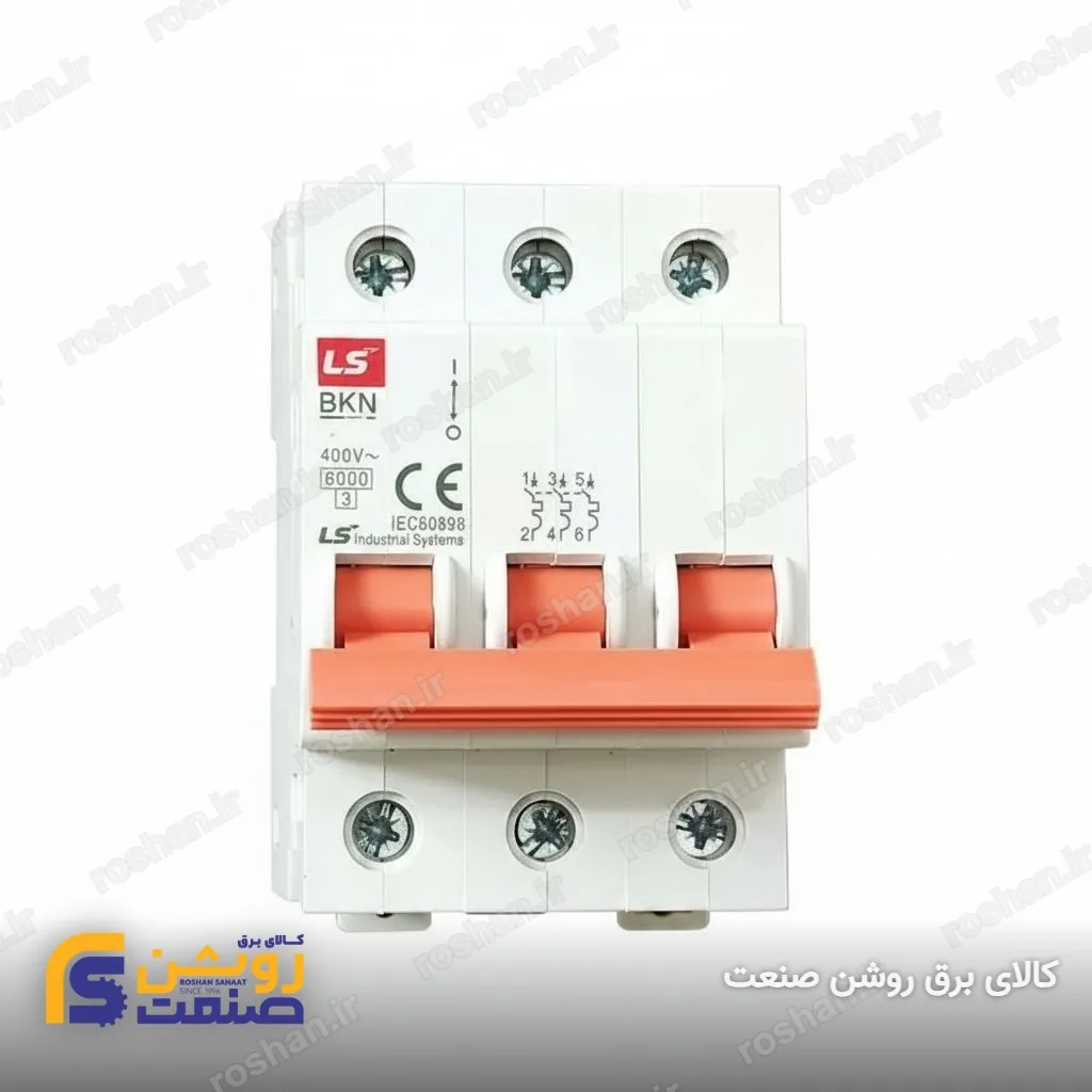 3 پل - 6KA - 40A - منحنی C (موتوری)