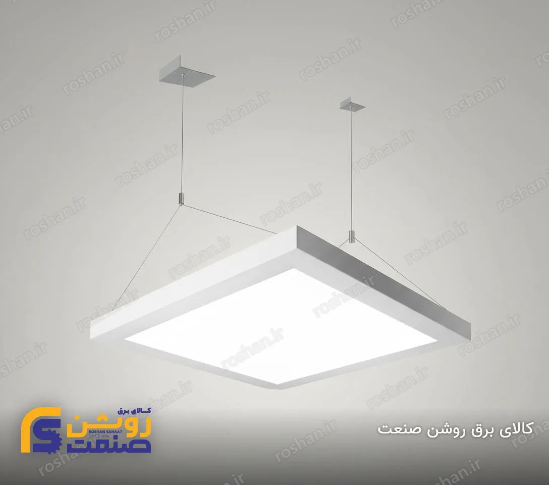 پنل سقفی آویز مدل پارمین - 40 وات - 60×60cm - 4000K/6500K