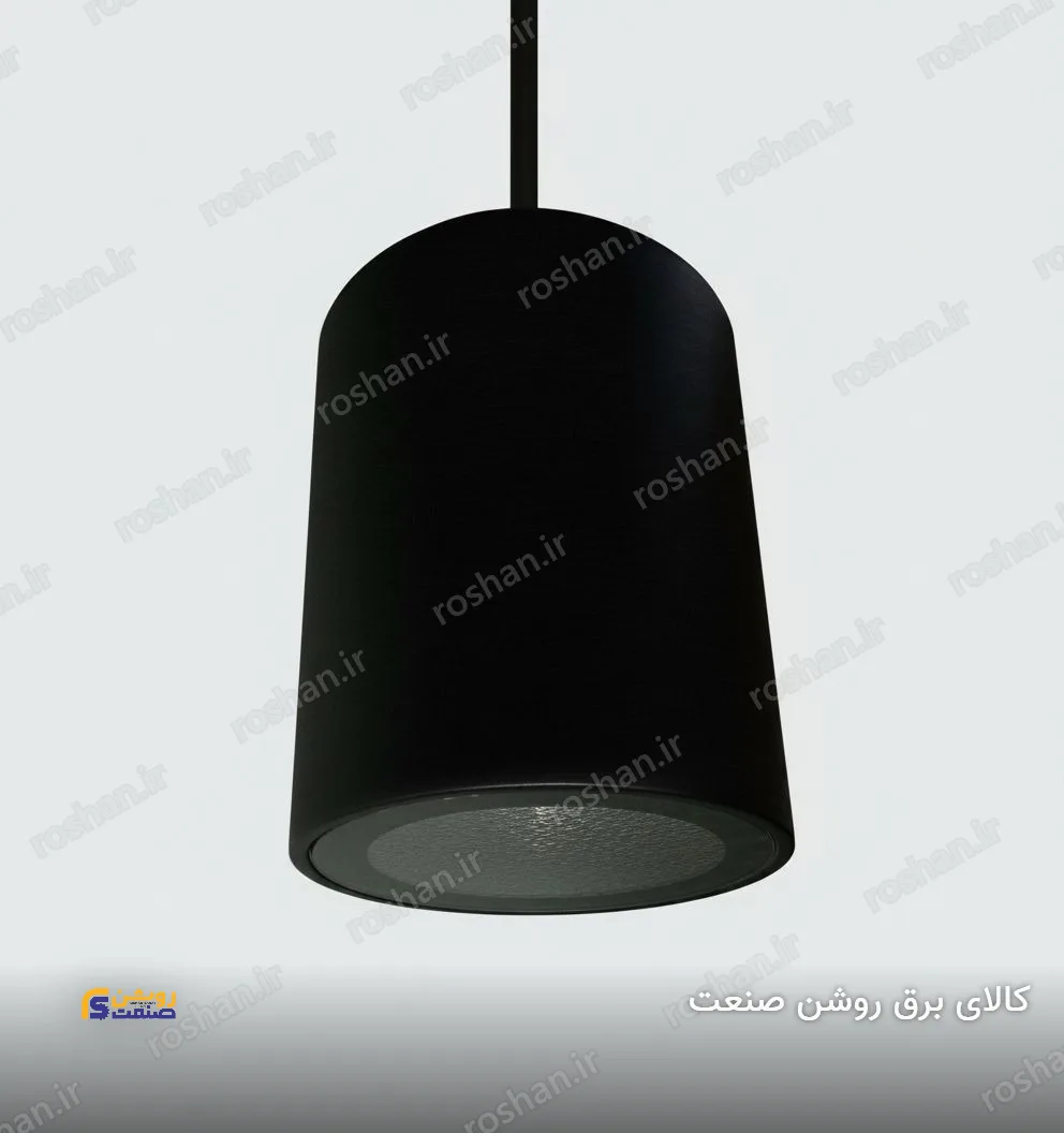 شفق آویز پنل استوانهای لومنا قطر 6cm ارتفاع 20cm