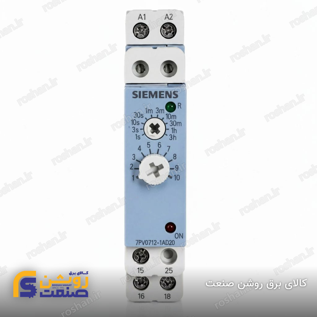 تایمر تاخیر در قطع 0.1 ثانیه تا 3 ساعت